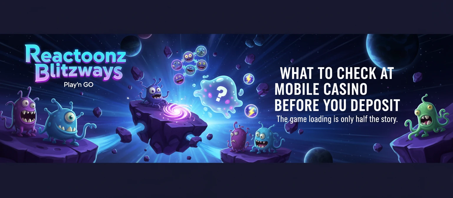 What to check at a mobile casino before you deposit