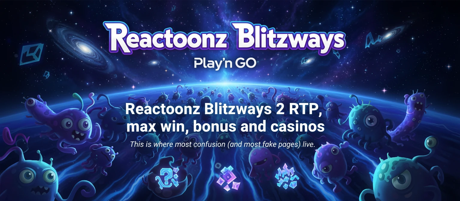Reactoonz Blitzways 2 RTP, max win, bonus and casinos